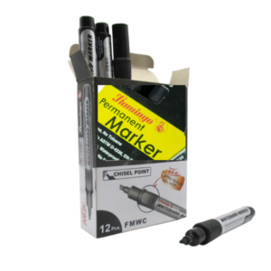 FLAMINGO PERMANENT MARKER CHISEL BLACK