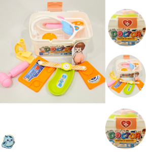 This medical playset is the perfect way to introduce your little one to the world of pretend play. It comes with 25 pieces of essential doctor tools that are made from safe material. It comes in an attractive packaging that makes it apt for gifting.