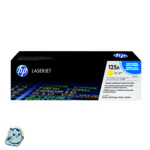 HP 125A Yellow Original LaserJet Toner Cartridge, CB542A