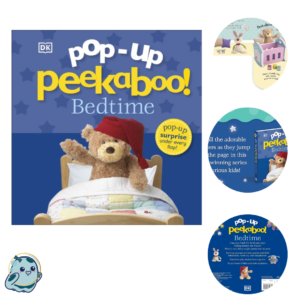 Bunny wants to go to bed, but everyone is hiding! Hunt the room, high and low, to find Bunny’s friends before bedtime. The lively rhymes will give you and your little one a fun story time. Play the last game of hide-and-seek before everyone snuggles down. To look for Cuddly Ted and Miss Elephant, just lift the flaps for a pop-up surprise!