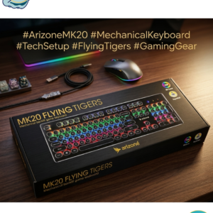 Generic Arizone® MK30 Carbon Mechanical Backlit Game Keyboard